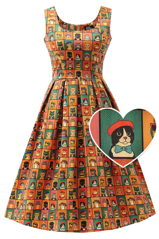 Amanda "Top Cats" Dress