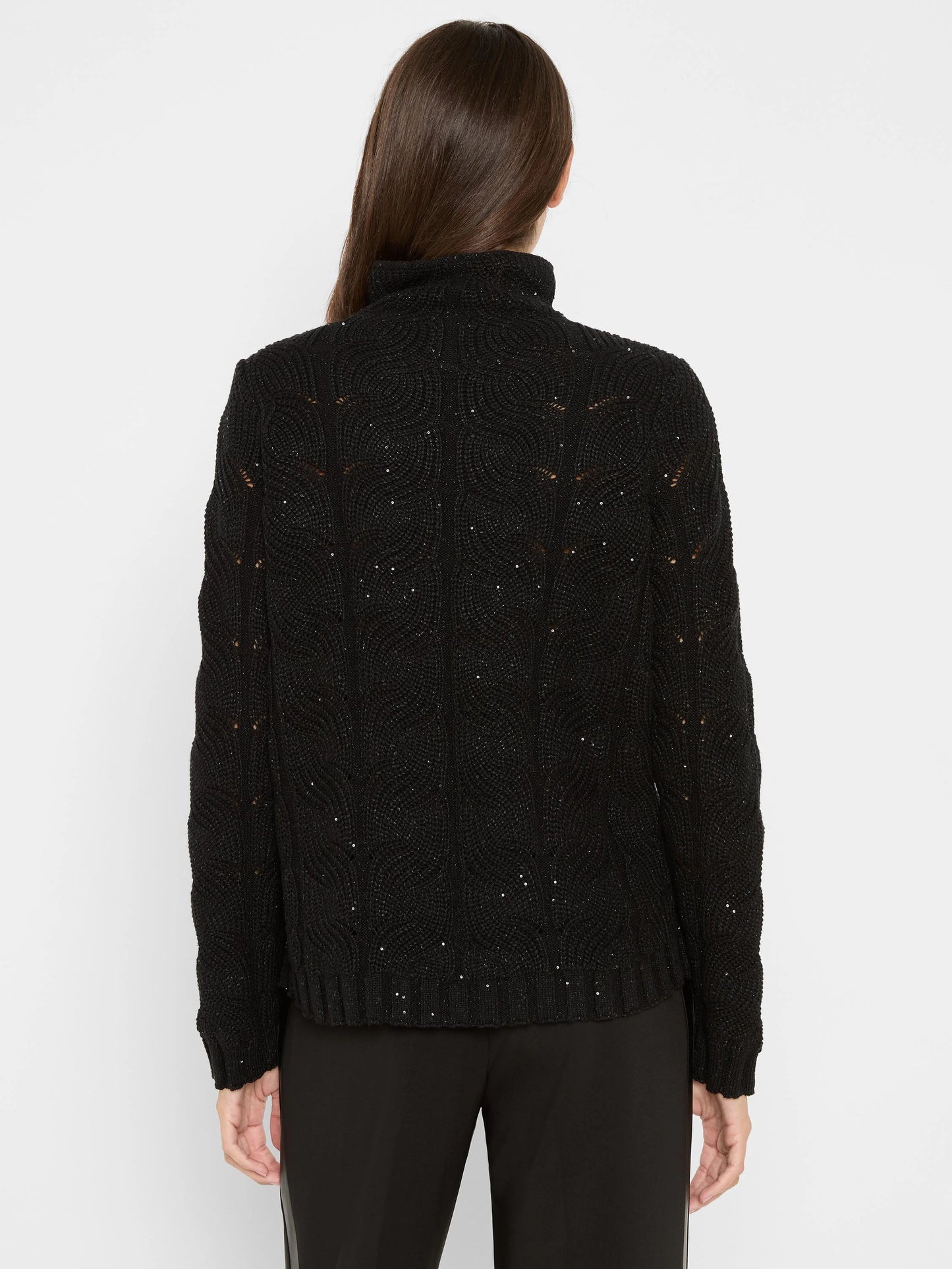 Cable Sparkle Sweater