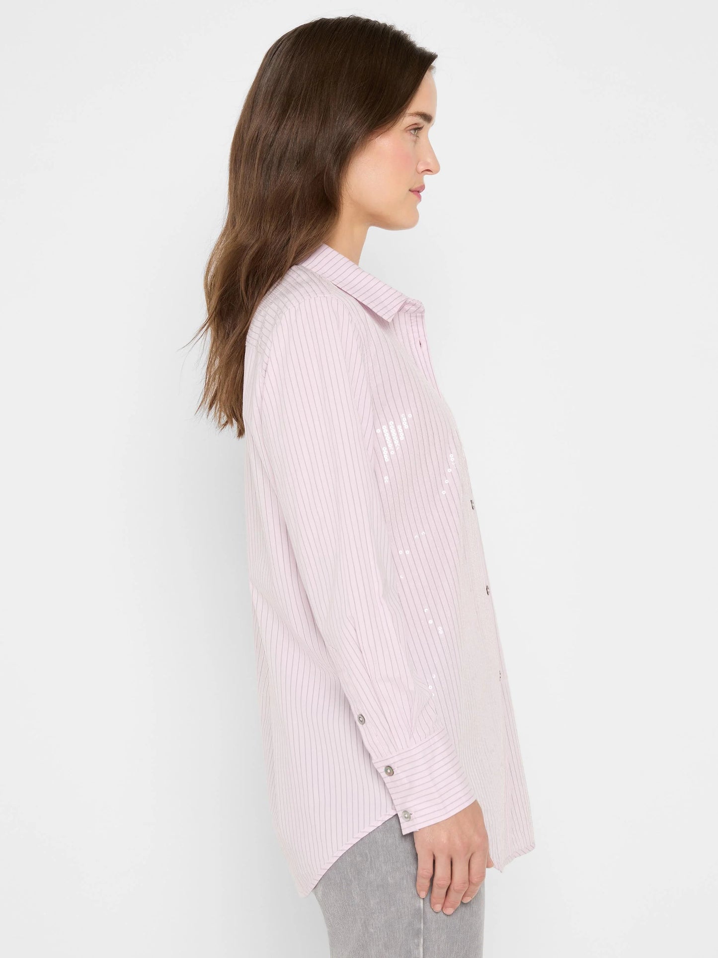 Subtle Shine Stripe Shirt