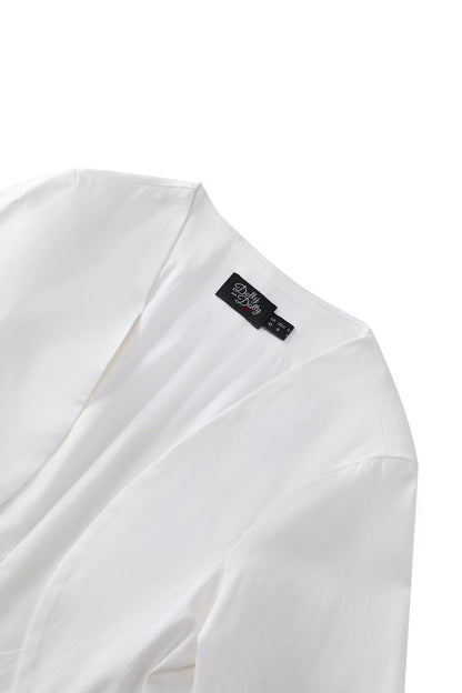 Lisette White Bolero Jacket
