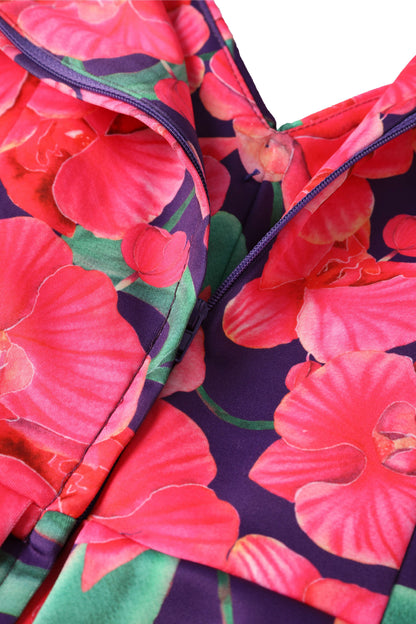 Lily Pink Orchid Off Shoulder Dress