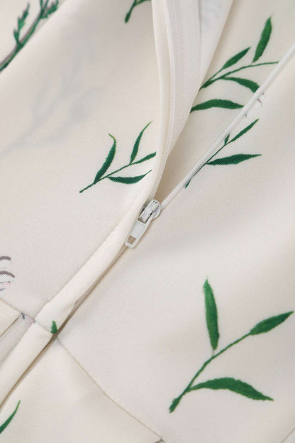 Amanda Daisy Swing Dress In White