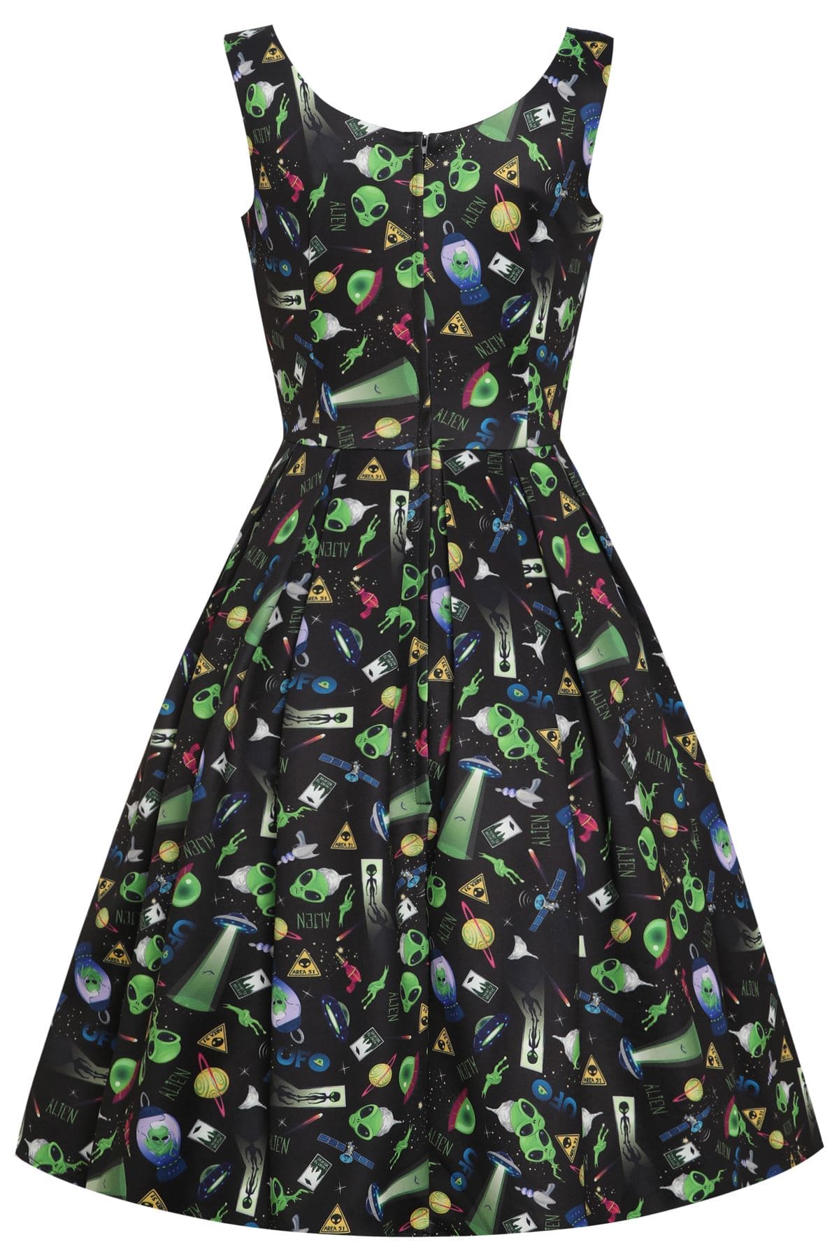 Amanda Black UFO & Alien Swing Dress