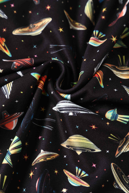 Billie Black UFO Spaceship Flared Dress