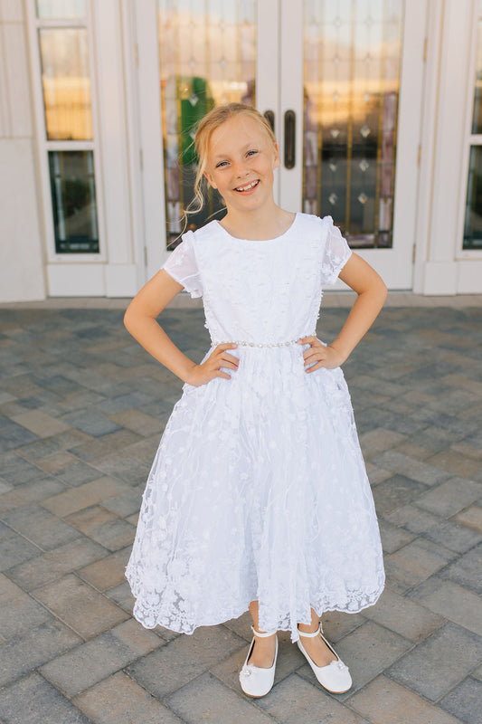 Blossom LDS Baptism Dress