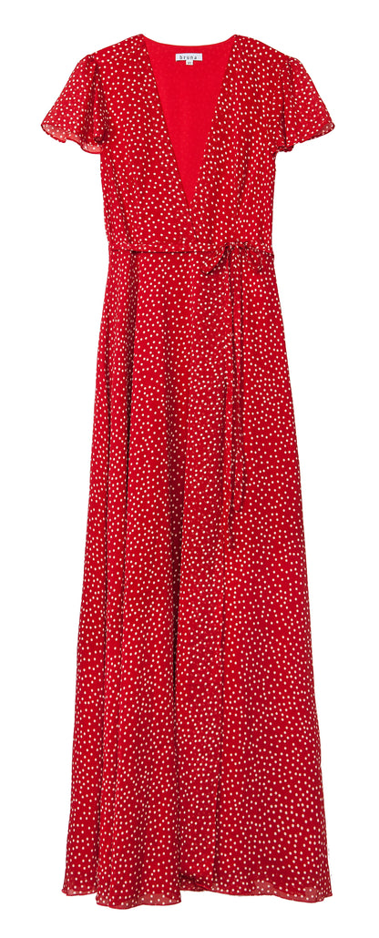Vestido Lena Lunares Rojo/Crema SS19