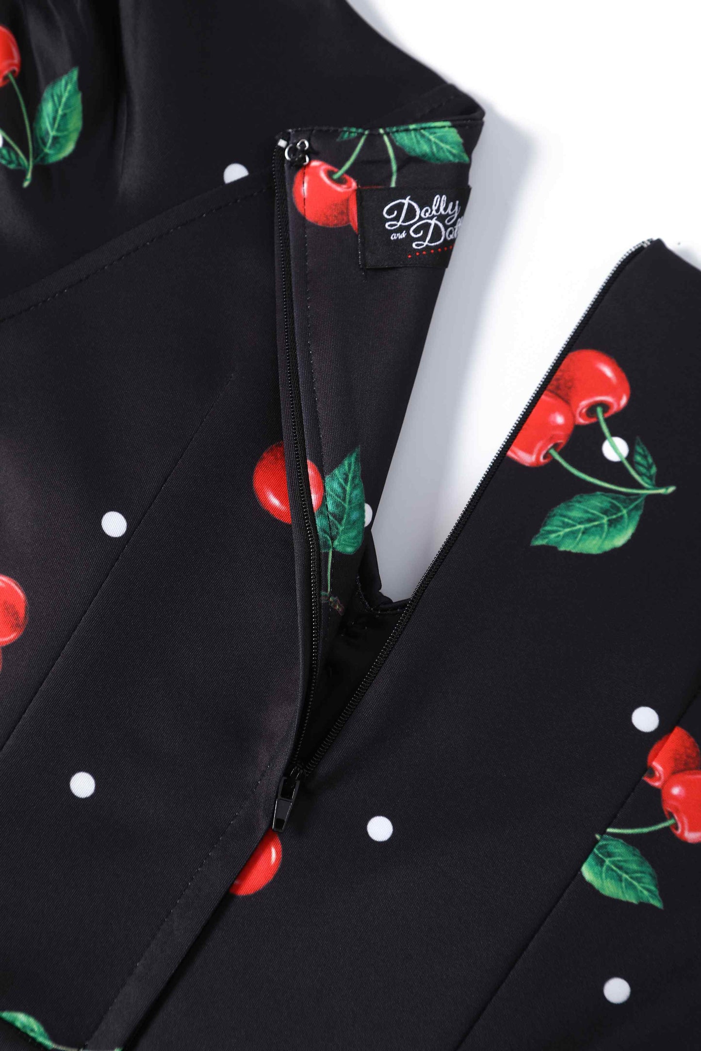 Lily Cherry Off Shoulder Dress In Black