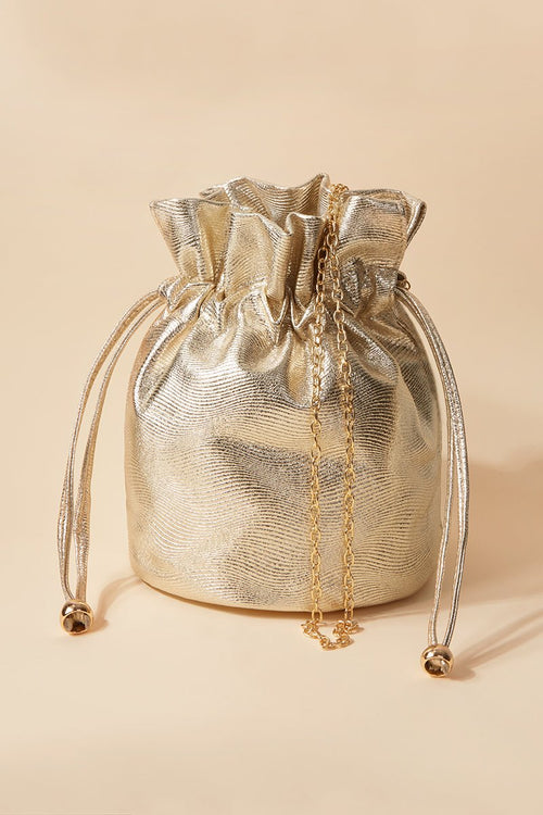 Clutch Bombonera Oro · Le Palmier ·