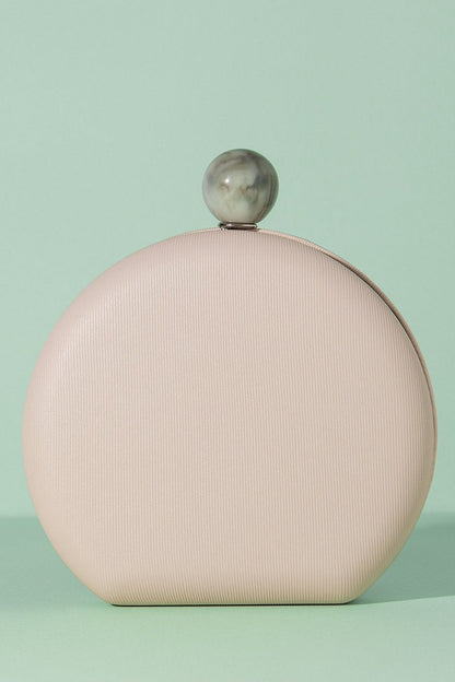 Clutch PillBox Hueso Rosa Claro · Pretty in Pink ·
