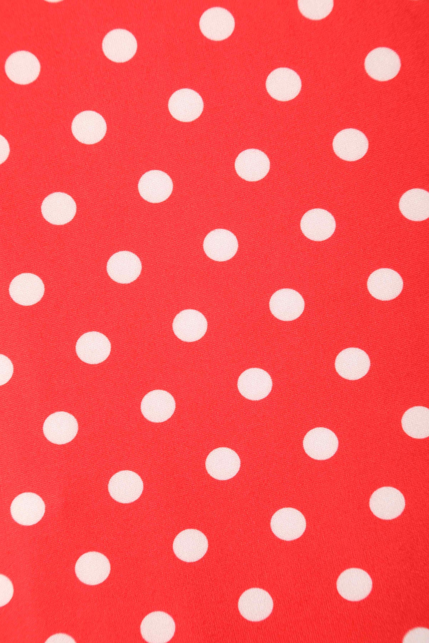 Donna Crossover Bust Red Polka Dot Dress
