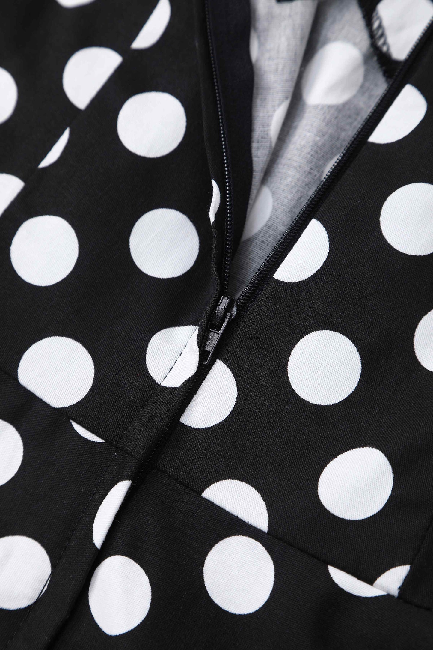 Daisy Black Polka Dot Halter Dress