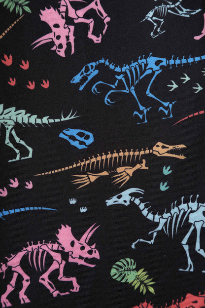 Claudia Black Dinosaur Fossil Dress