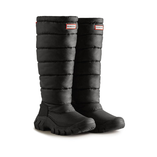 Hunter Intrepid Tall Womens Snow Boot - Black