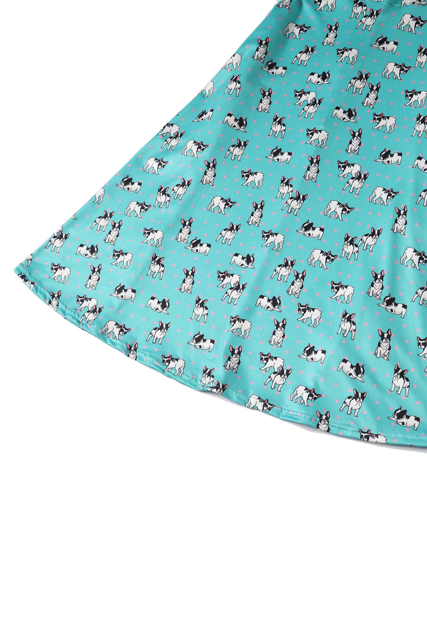 Palma Green Frenchie Short Sleeved Dress