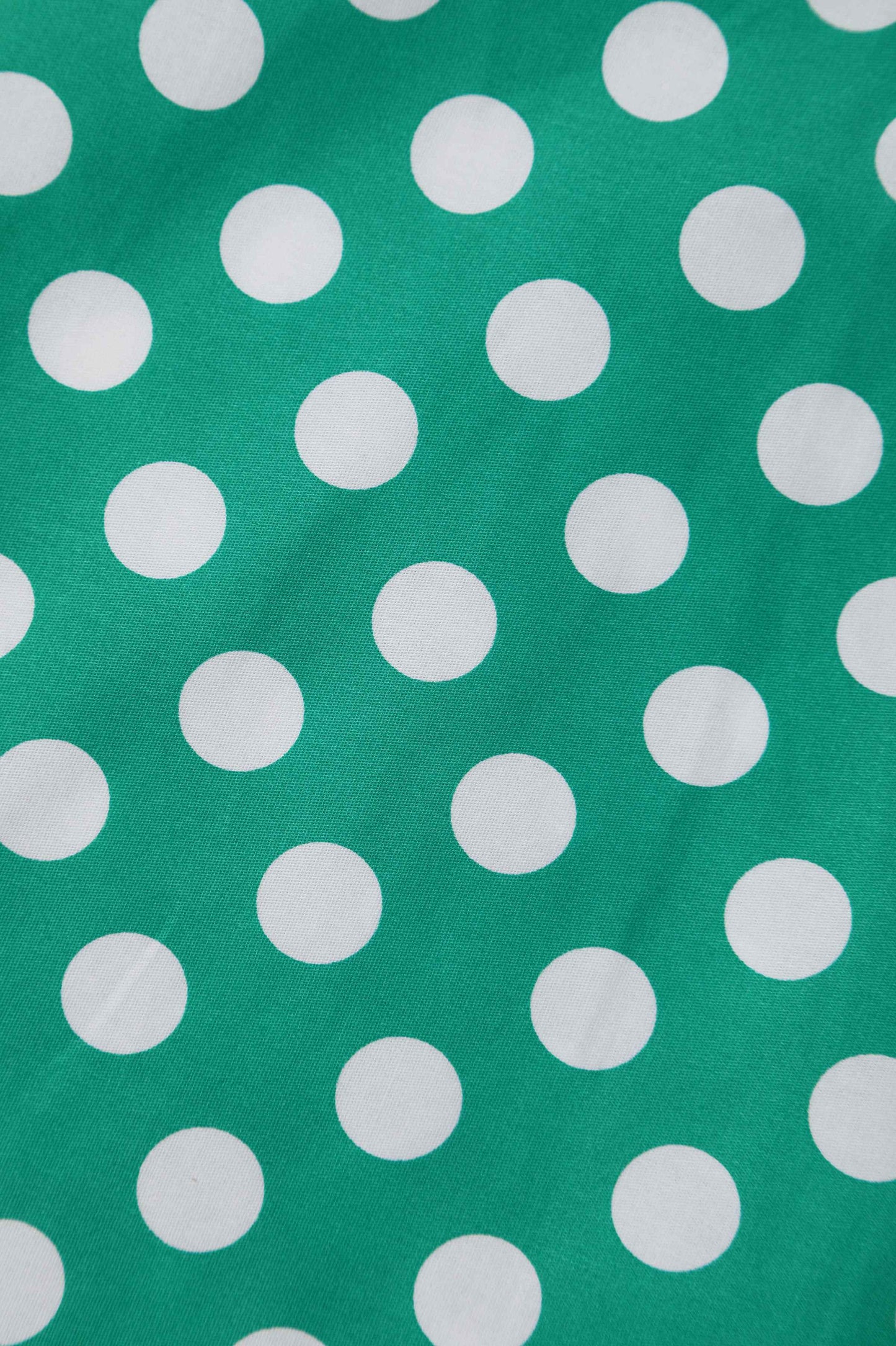 Lily Green Polka Dot Off Shoulder Dress