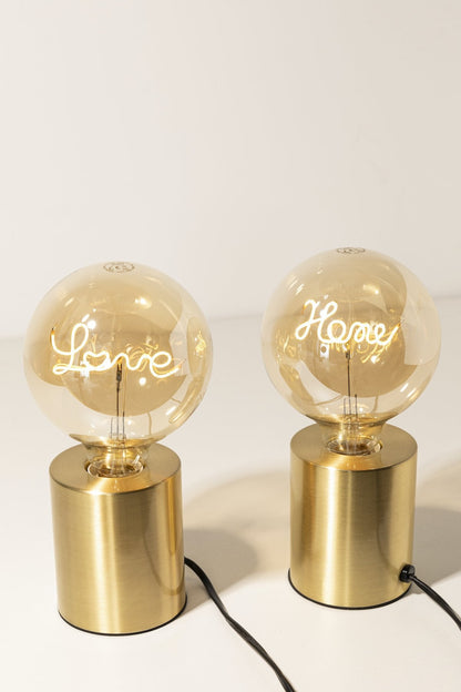 Lampara Home Dorada · Deco ·