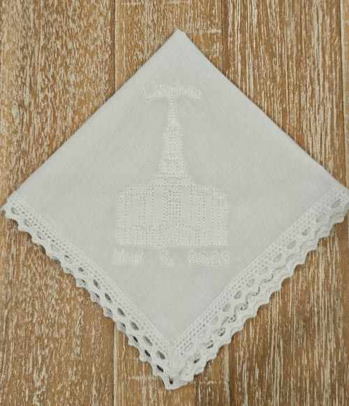 Lindon, UT Temple Dedication Hankie