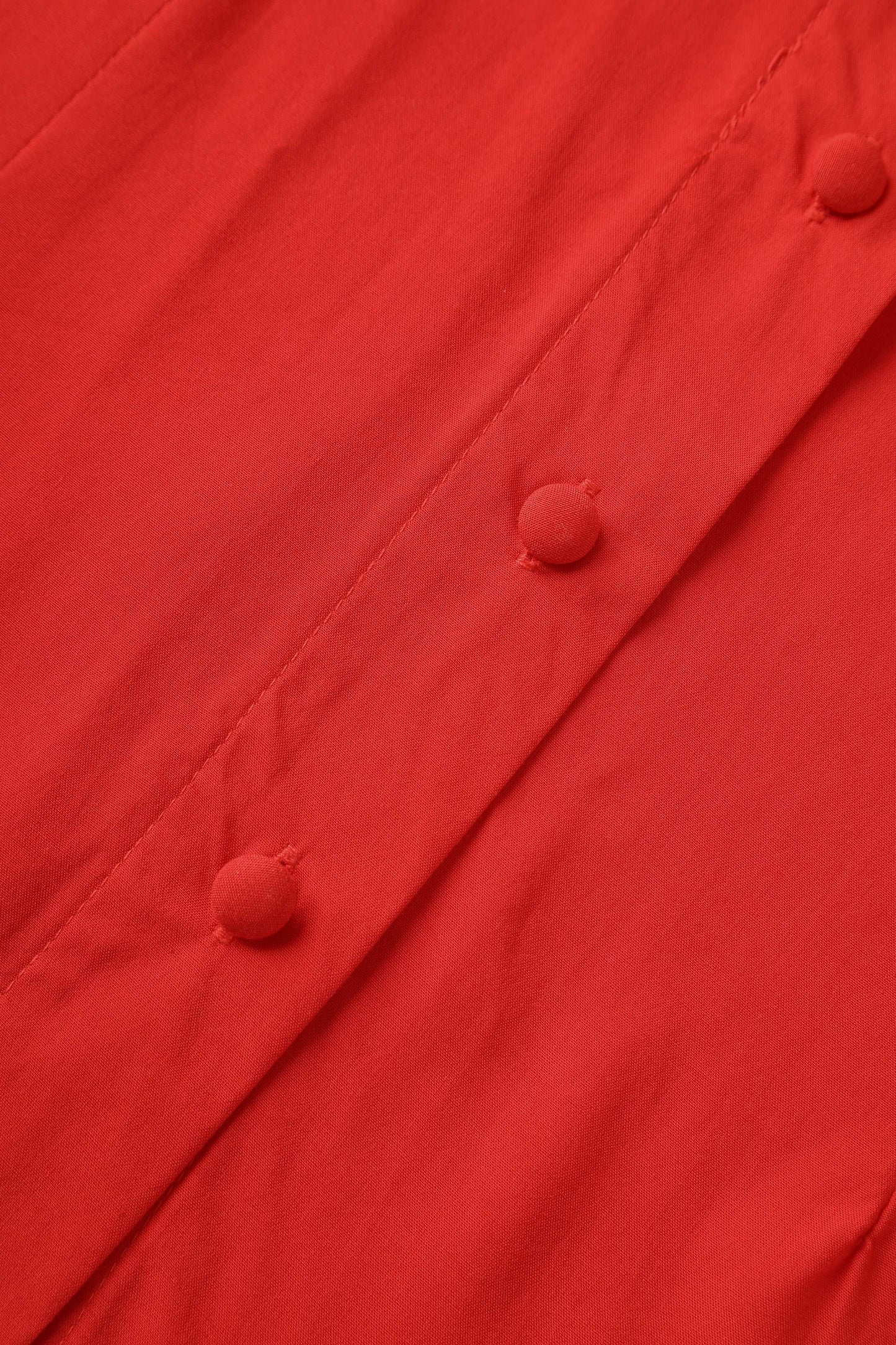 Margaret Long Sleeved Blouse In Red