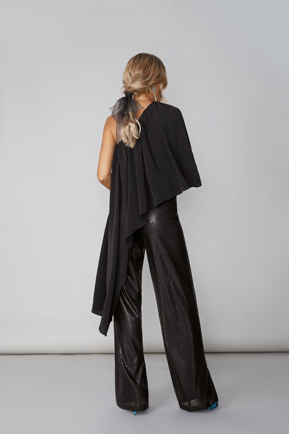 Pantalon Ari Microlentejuelas Negras · LAST CHANCE ·