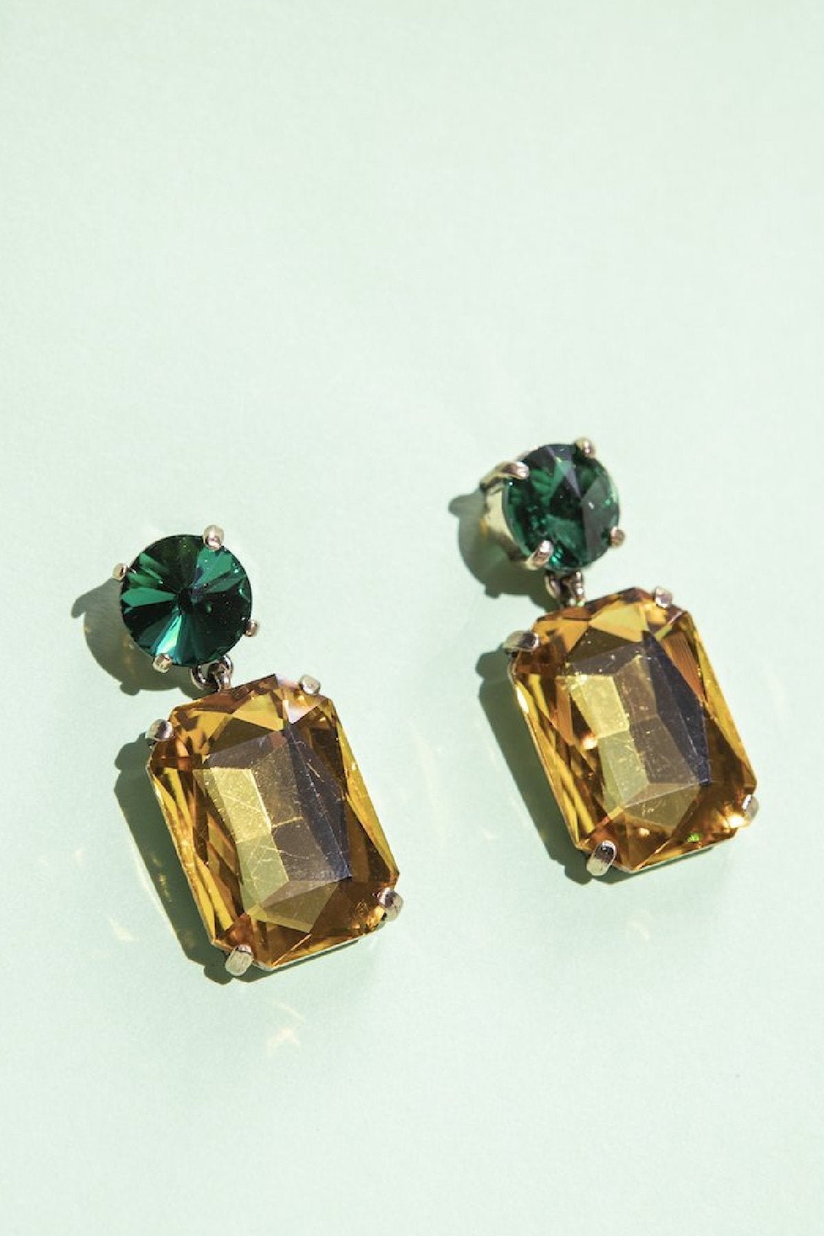 Pendientes Basic Amarillo y Verde
