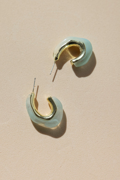 Pendientes Glossy Karina Mist · Wisteria ·