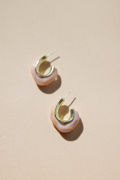Pendientes Glossy Karina Pink · Wisteria ·