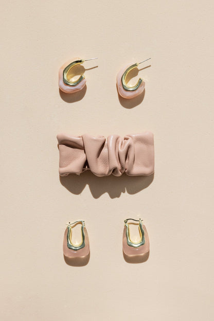 Pendientes Glossy Karina Pink · Wisteria ·