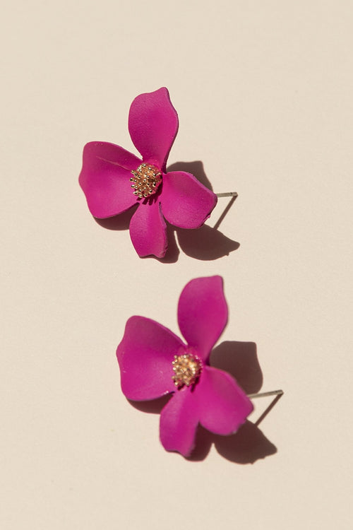 Pendientes Momo Magenta · Rivera ·