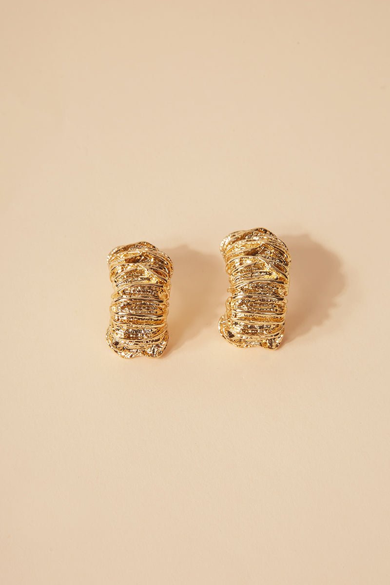 Pendientes Ruched · Playa ·