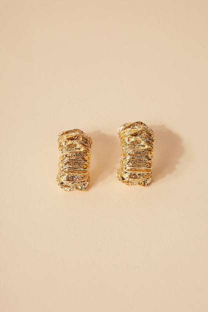 Pendientes Ruched · Playa ·