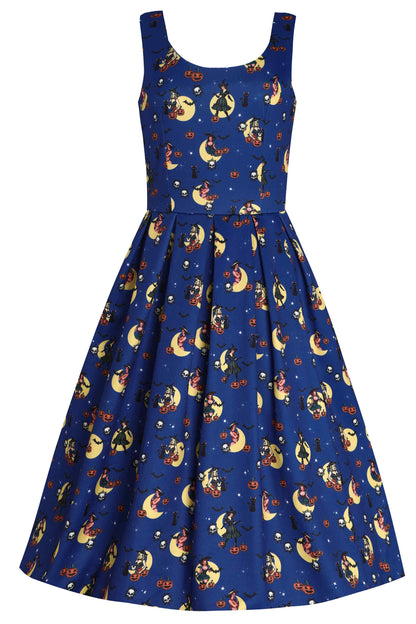 Amanda Blue Witch Swing Dress