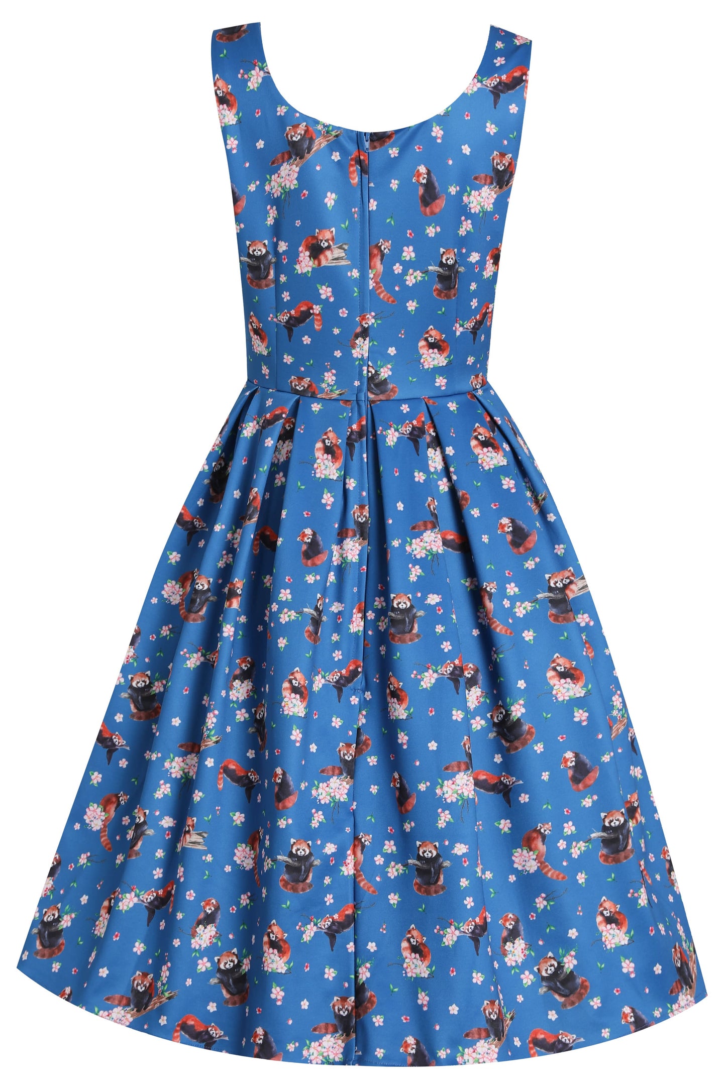Amanda Red Panda Swing Dress