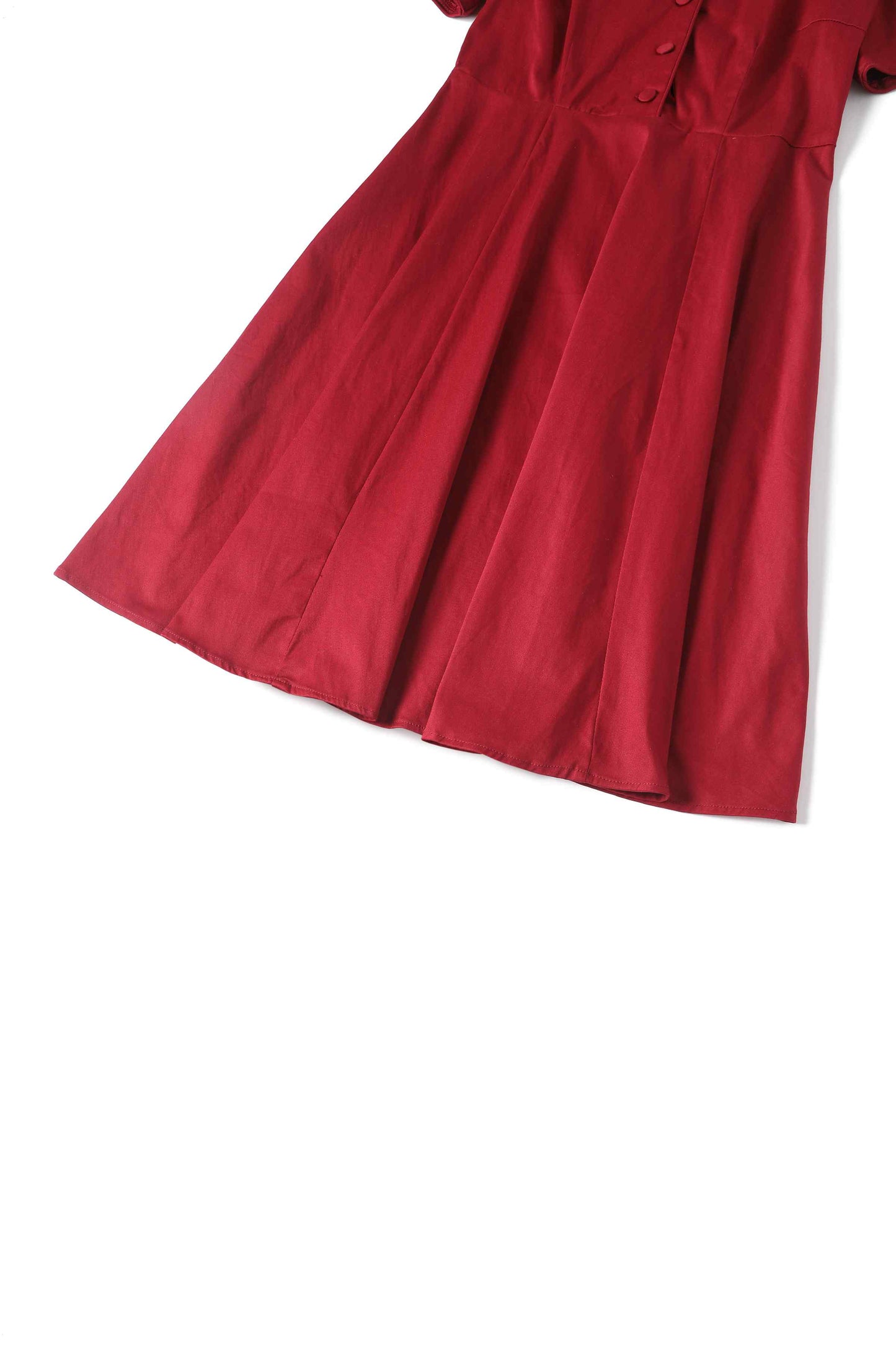 Penelope Retro Red Shirt Dress
