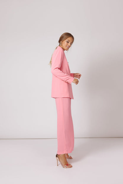 Traje Chaqueta Bibi + Pantalon Libi Rosa Flamenco · Iconics ·