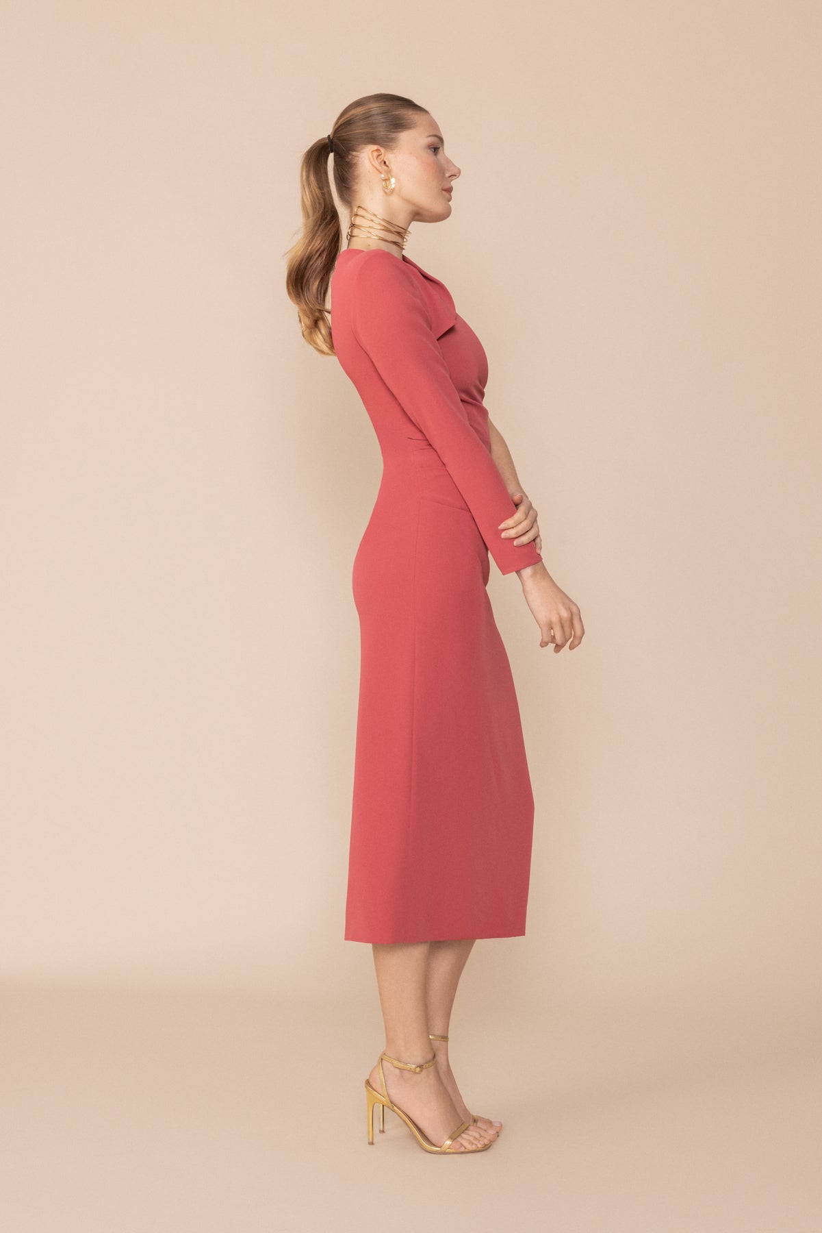 Vestido Carola Frambuesa · Flora ·