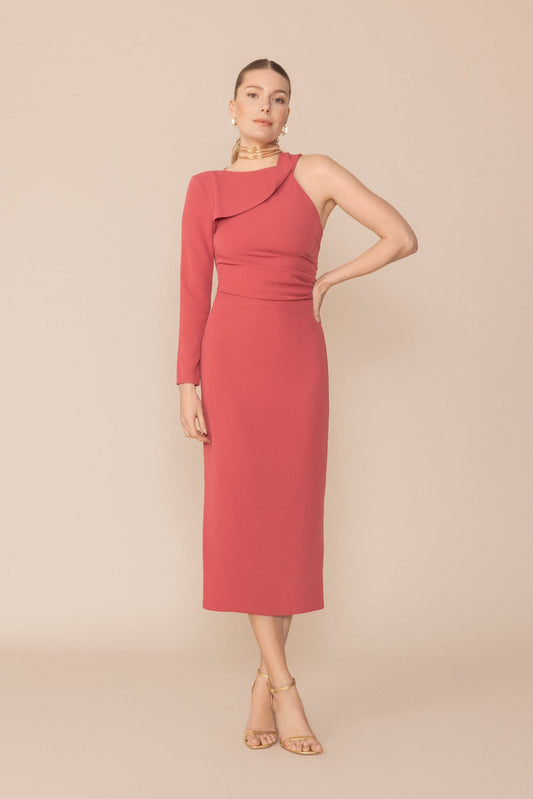 Vestido Carola Frambuesa · Flora ·