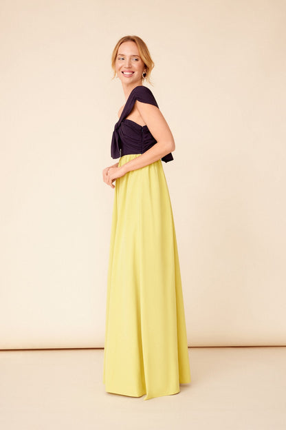 Vestido Titi Blue/Lime · Wisteria ·