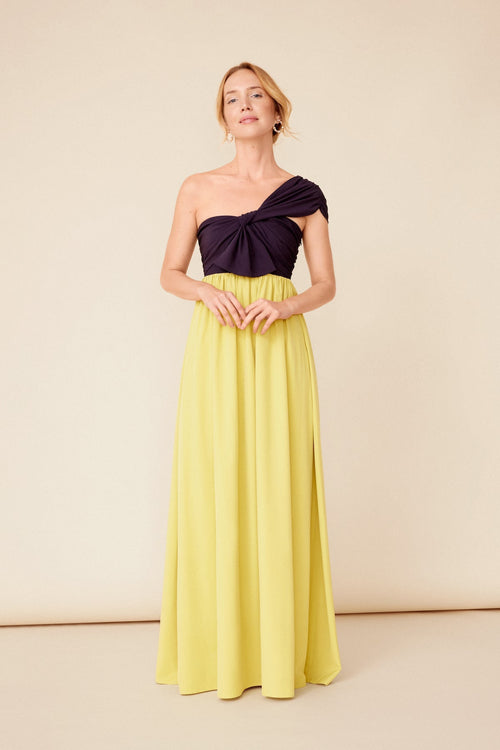 Vestido Titi Blue/Lime · Wisteria ·